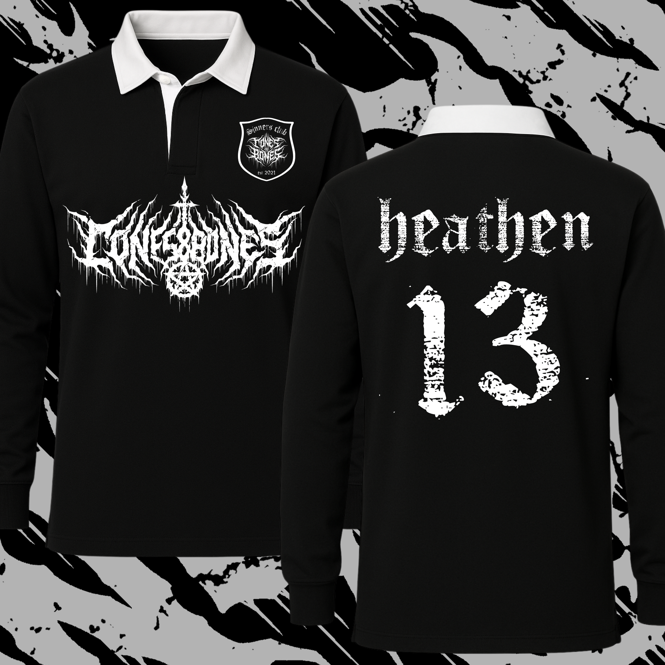 "Heathen" Rugby Top